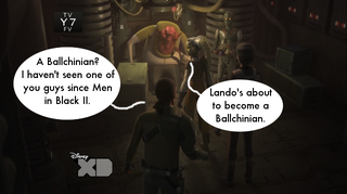 Illustration for article titled Even Animated, Lando Calrissian Is As Smarmy As Ever On Star Wars Rebels